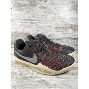 BEATER Men's Nike Kobe Mamba Instinct Black/Red Low Top Basketball Shoes Sz 10.5